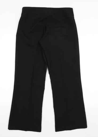 Womens UK Size 12 Florence and Fred Regular Fit Dress Pants Black Trousers