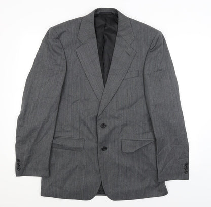 Mens UK Size M Burtons Regular Grey Suit Jacket