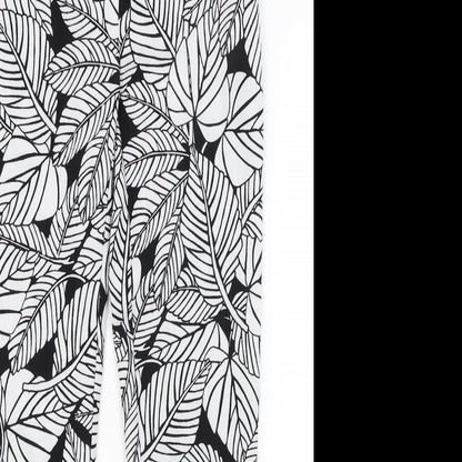 Atmosphere Womens White Floral  Trousers  Size 6 L27 in