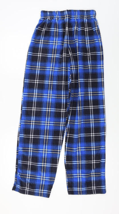 F&F  Mens Blue Check  Trousers  Size S L28 in