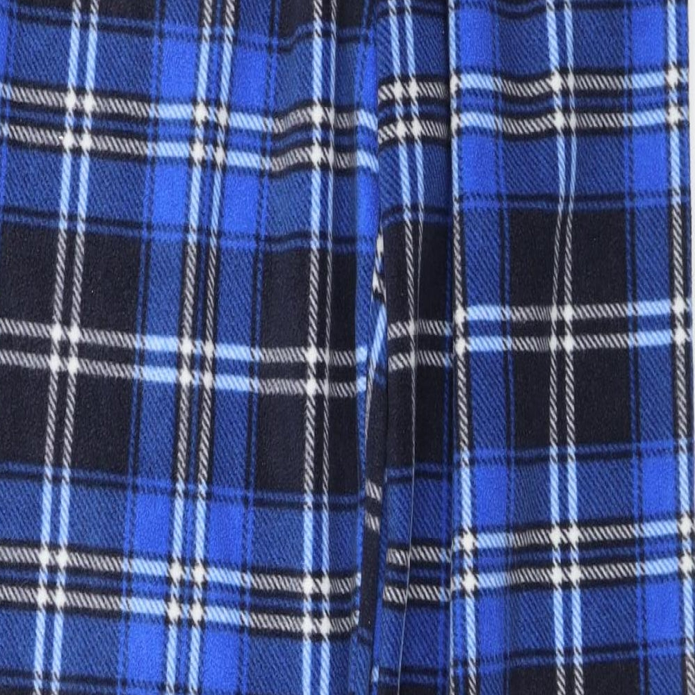 F&F  Mens Blue Check  Trousers  Size S L28 in