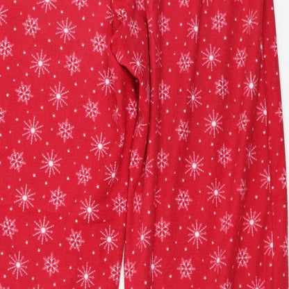 F&F  Womens Red Check  Trousers  Size 12 L25 in