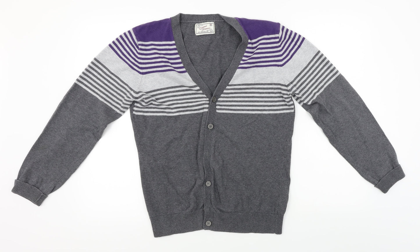 original knitwear  Womens Grey   Cardigan Jumper Size M