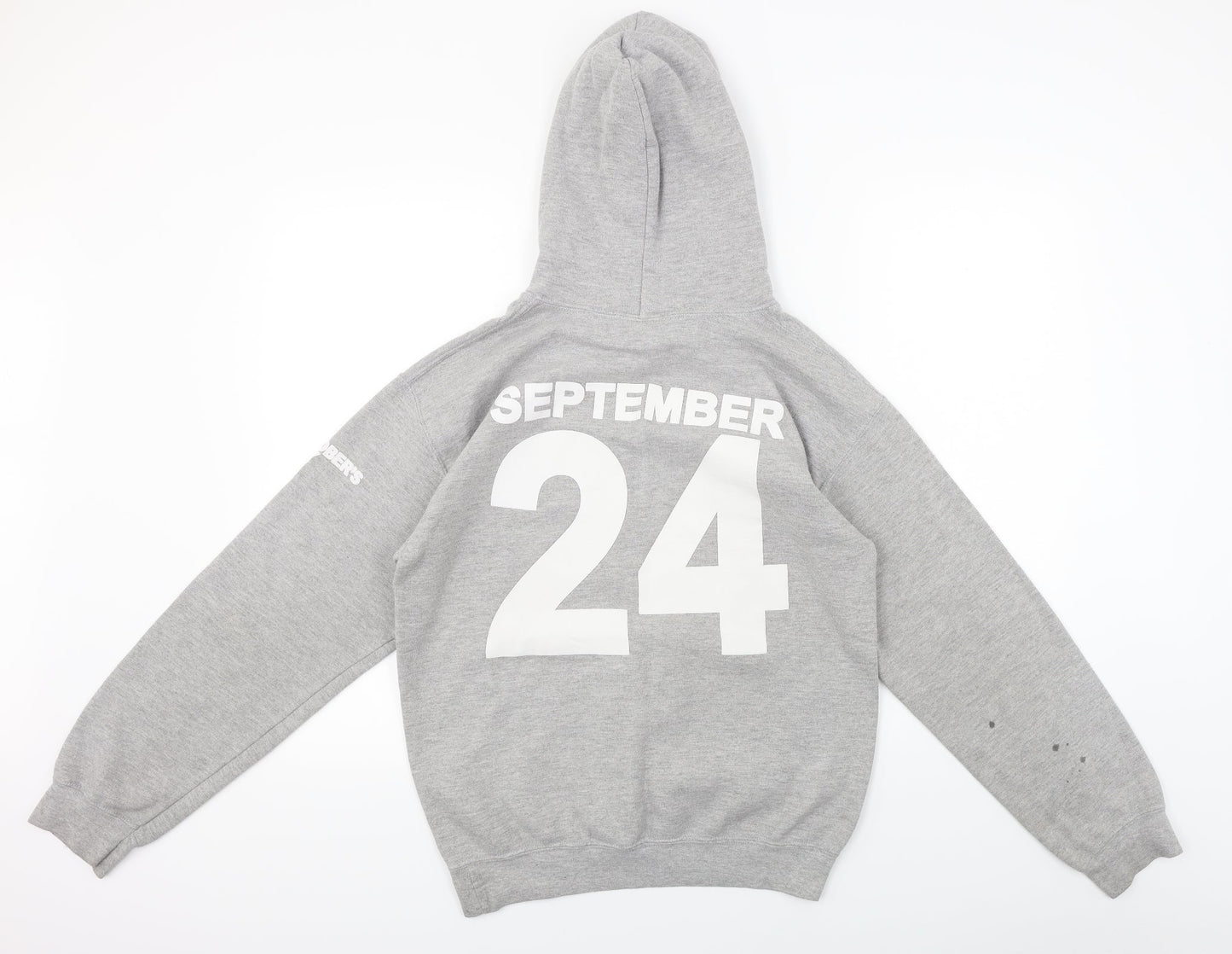 Mens UK Size S Gildan Grey Pullover Hoodie