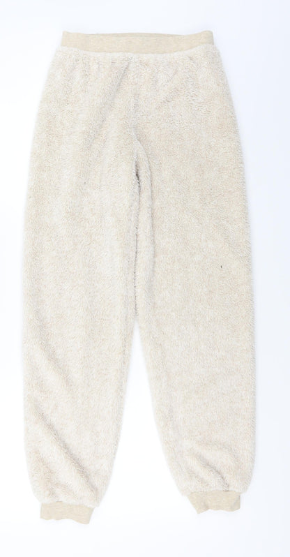 Womens UK Size 8 Marks and Spencer Regular Fit Sweatpants Beige Trousers