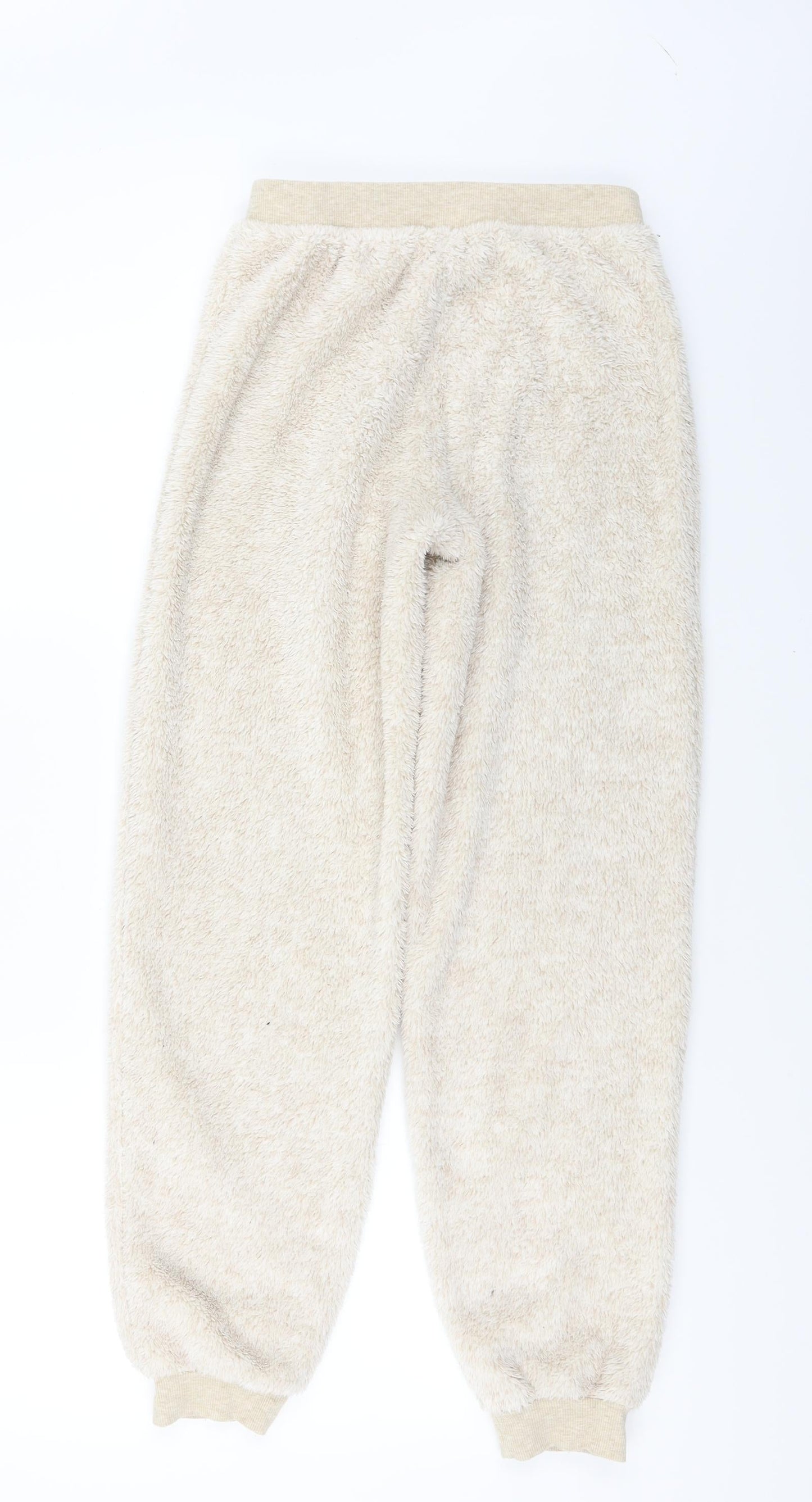 Womens UK Size 8 Marks and Spencer Regular Fit Sweatpants Beige Trousers