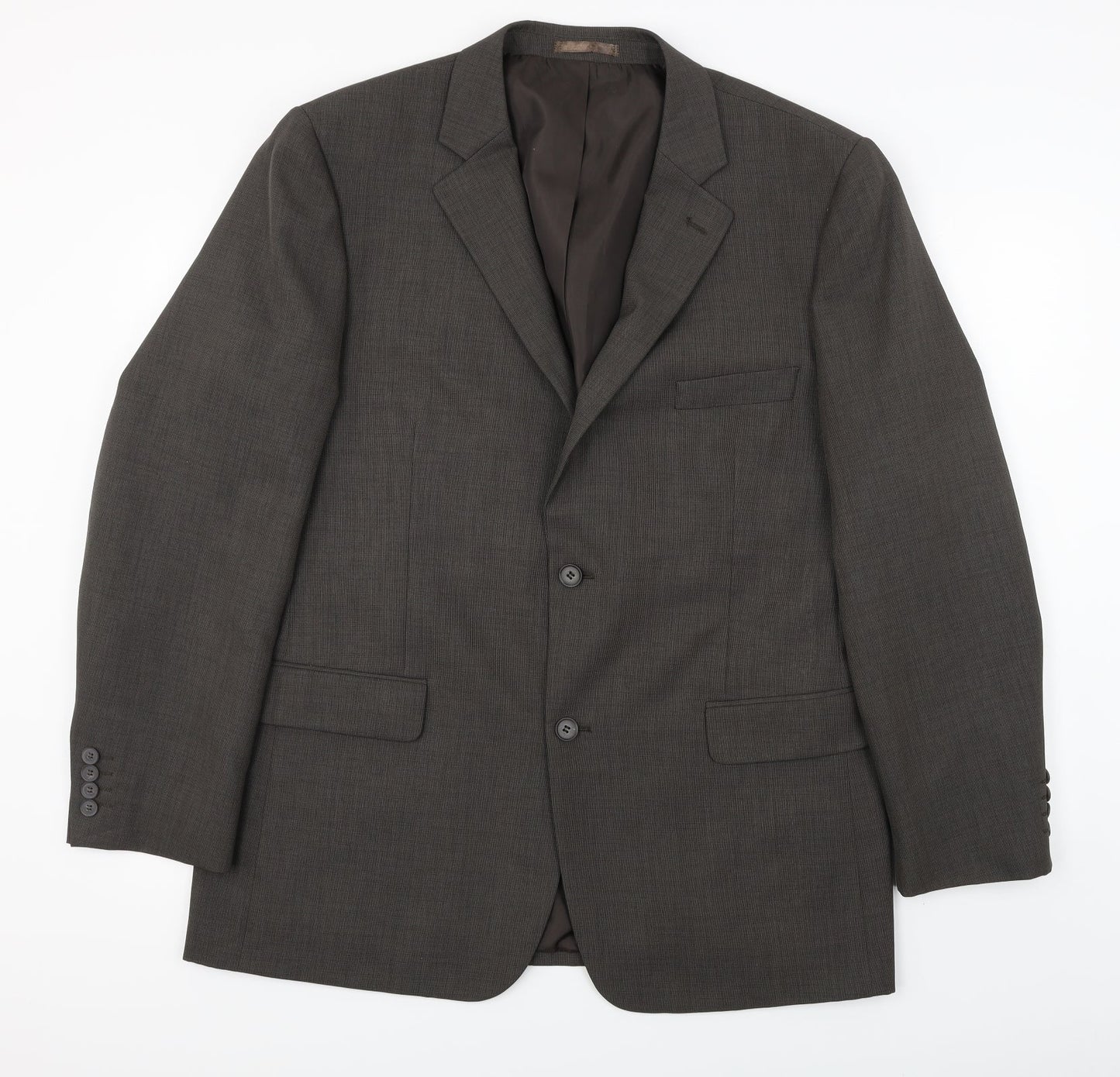 Mens UK Size 44 Taylor & Wright Regular Brown Suit Jacket