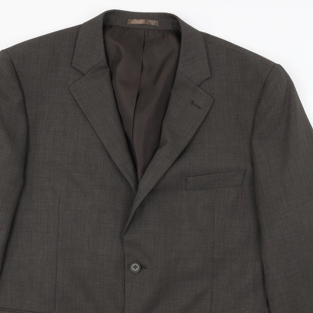 Mens UK Size 44 Taylor & Wright Regular Brown Suit Jacket