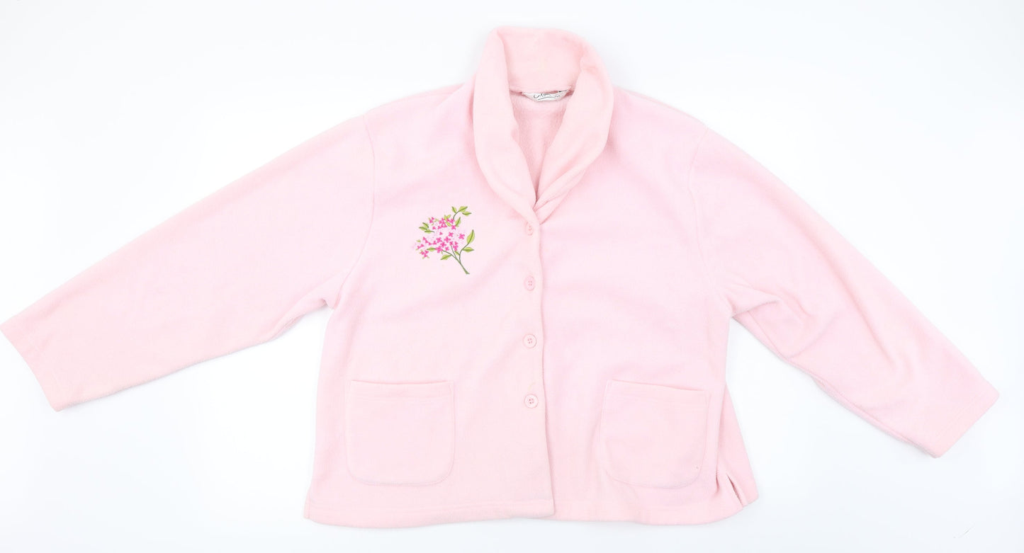 J Frazer  Womens Pink   Cardigan Jumper Size 14