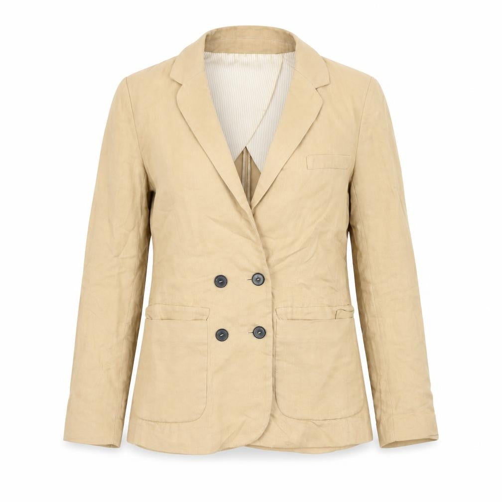 Womens UK Size S Zara Regular Beige Blazer