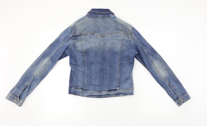 Papaya  Womens Blue   Jacket Coat Size 10