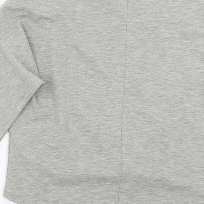Boohoo Womens Grey   Basic T-Shirt Size 8