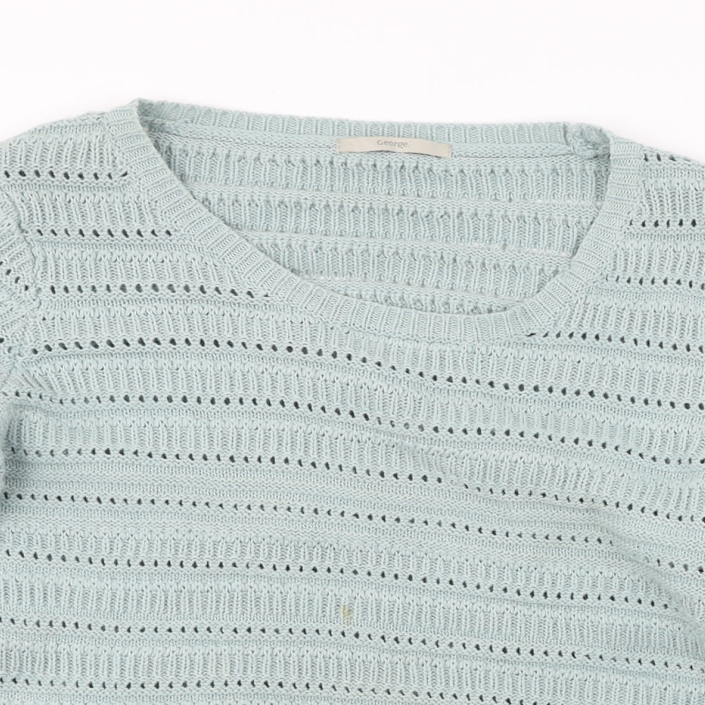 George  Womens Blue   Pullover Jumper Size 12
