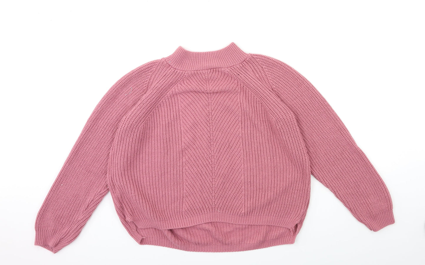 Select Womens Pink  Knit Pullover Jumper Size M