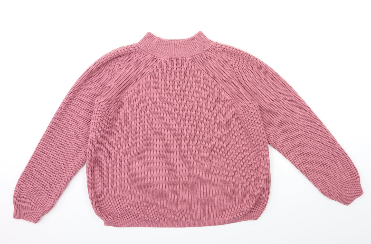 Select Womens Pink  Knit Pullover Jumper Size M
