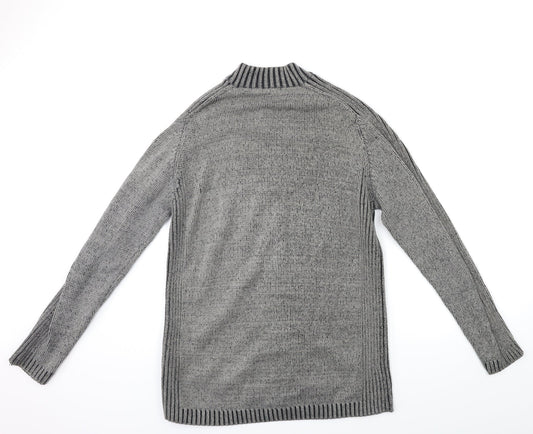 Woodville Mens Grey   Cardigan Jumper Size M