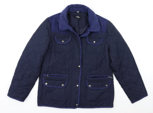 David parry Womens Blue   Jacket Coat Size 14