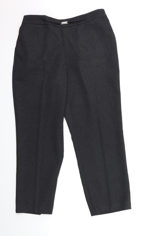 Womens UK Size 14 BHS Regular Fit  Grey Trousers