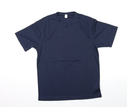 Preworn Mens Blue    T-Shirt Size M
