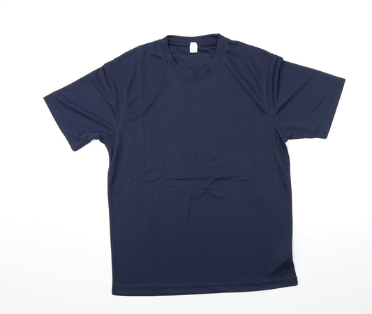 Preworn Mens Blue    T-Shirt Size M