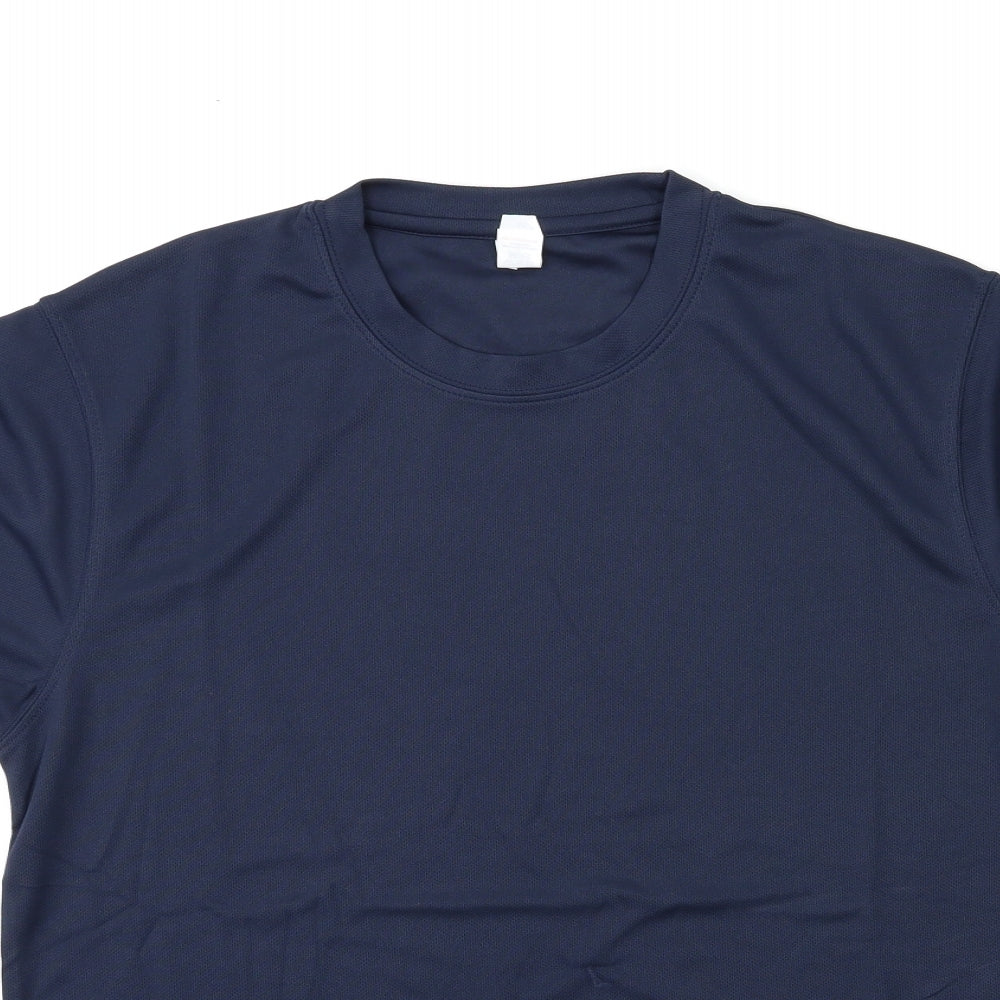 Preworn Mens Blue    T-Shirt Size M