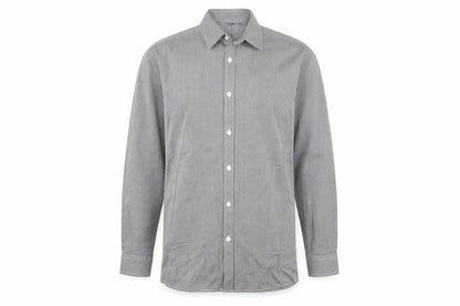 Mens UK Size S Premier Black  Button-Up Long Sleeve Casual Shirt