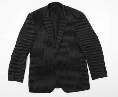 Mens UK Size 42 NEXT Regular Black Suit Jacket