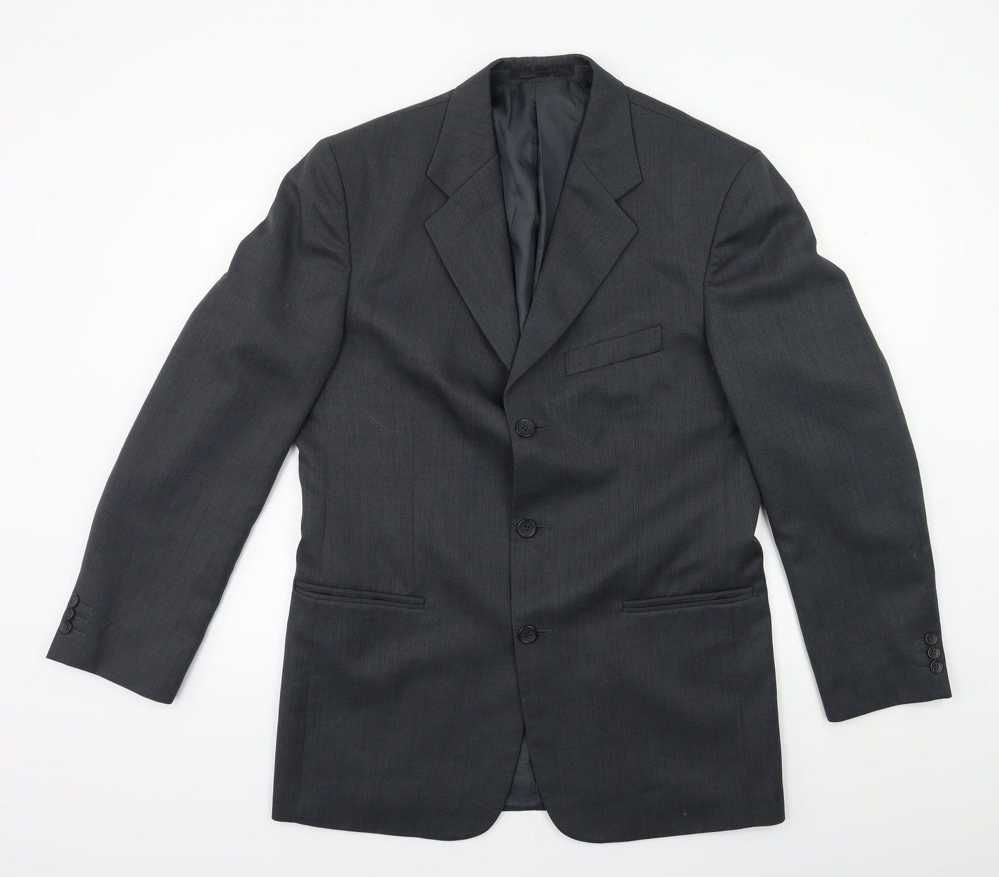 Mens UK Size 38 ZANTOS Regular Green Suit Jacket