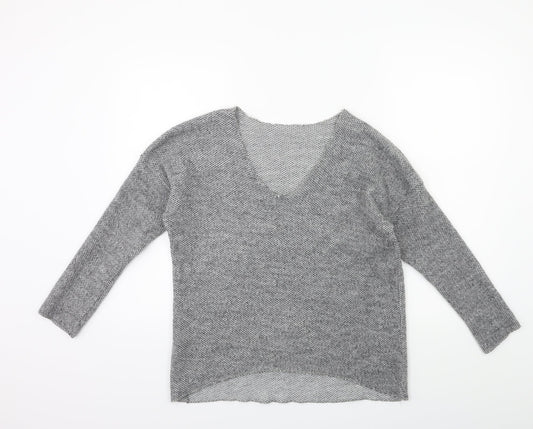 Preworn Womens Grey  Knit Pullover Jumper Size M