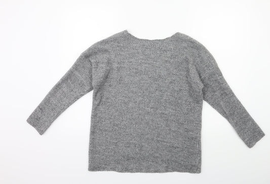 Preworn Womens Grey  Knit Pullover Jumper Size M