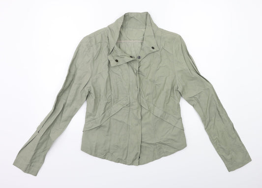 Womens UK Size 12 Preworn Green Jacket