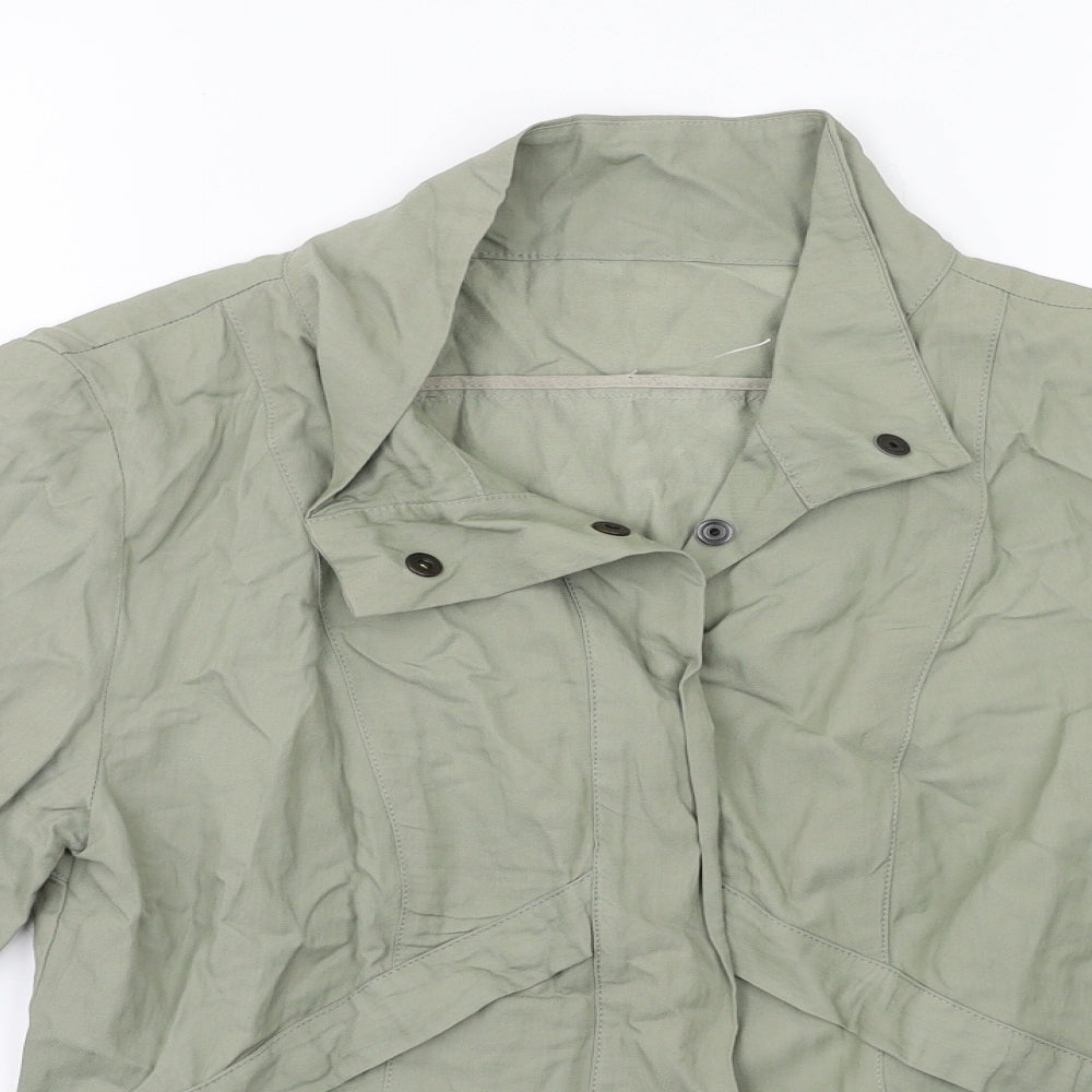 Womens UK Size 12 Preworn Green Jacket