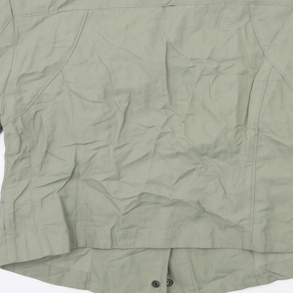 Womens UK Size 12 Preworn Green Jacket