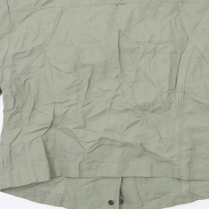 Womens UK Size 12 Preworn Green Jacket