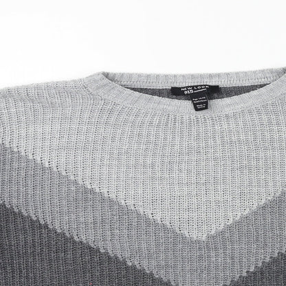 New Look Girls Grey  Knit Pullover Jumper Size 14 Years