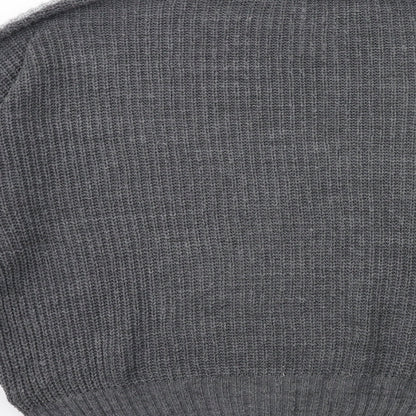 New Look Girls Grey  Knit Pullover Jumper Size 14 Years