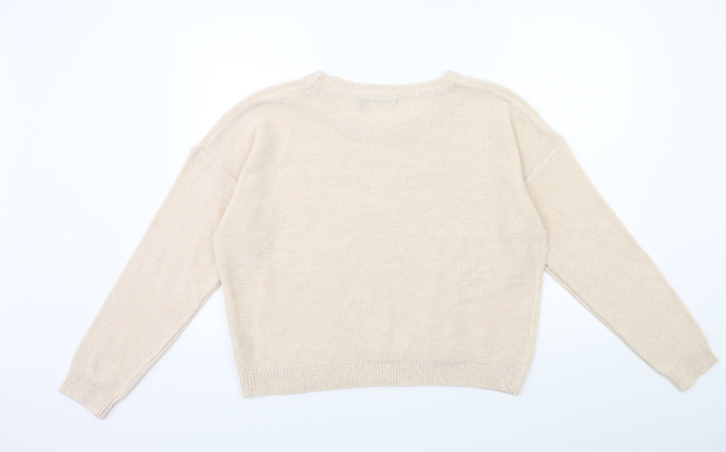 Brave Soul Womens Pink  Knit Pullover Jumper Size M