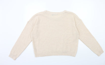 Brave Soul Womens Pink  Knit Pullover Jumper Size M