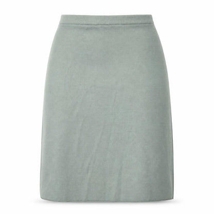 Classic Womens Grey  Knit A-Line Skirt Size 12