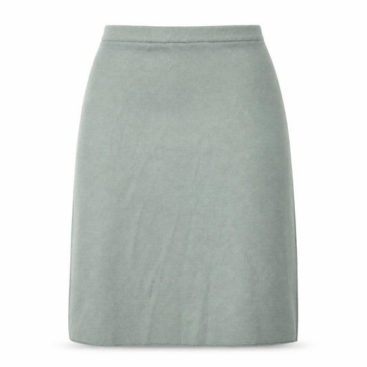Classic Womens Grey  Knit A-Line Skirt Size 12
