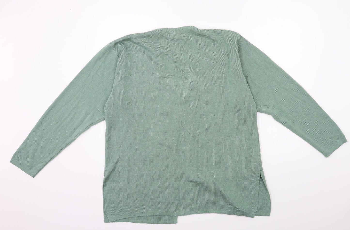 Akal Womens Green  Knit Cardigan Jumper Size S