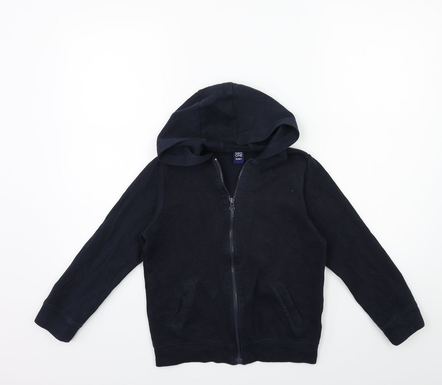 Store Twenty One Boys Blue   Full Zip Hoodie Size 8 Years