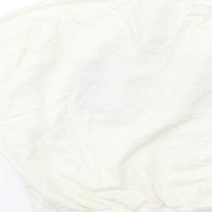 Lee Mens White  Knit Pullover Jumper Size S