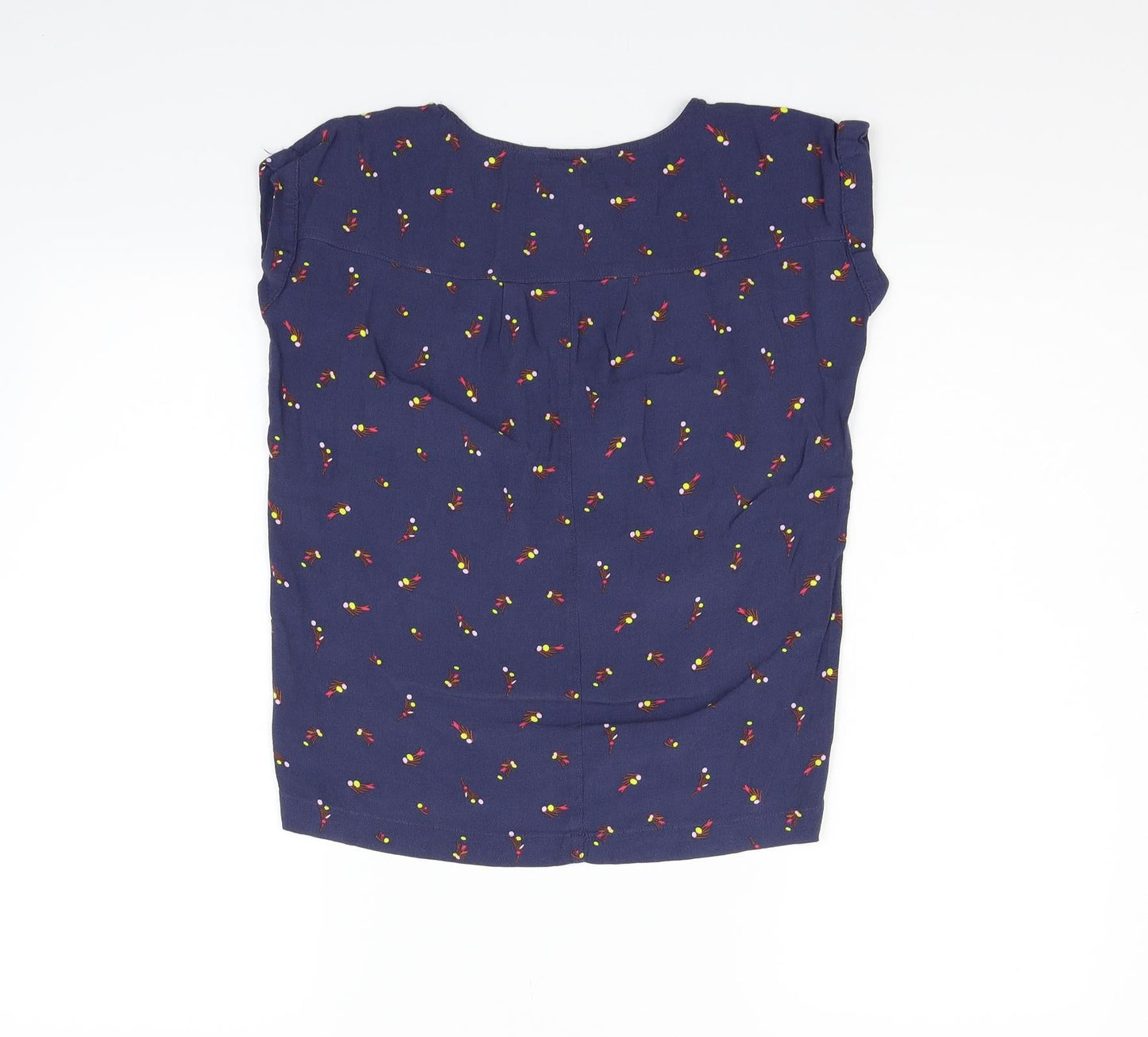 Womens UK Size 6 NEXT Blue Basic Blouse
