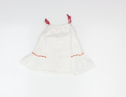 Nutmeg Boys White Houndstooth  Fit & Flare  Size 6-9 Months
