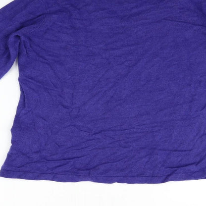 ble Womens Blue   Pullover Jumper Size M
