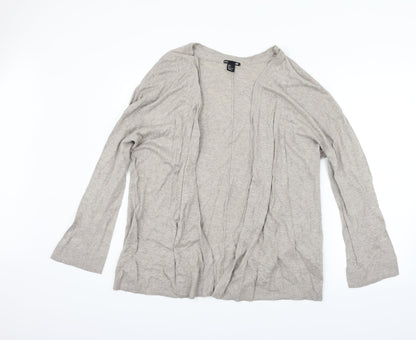H&M Womens Grey   Cardigan Jumper Size S