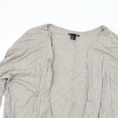 H&M Womens Grey   Cardigan Jumper Size S