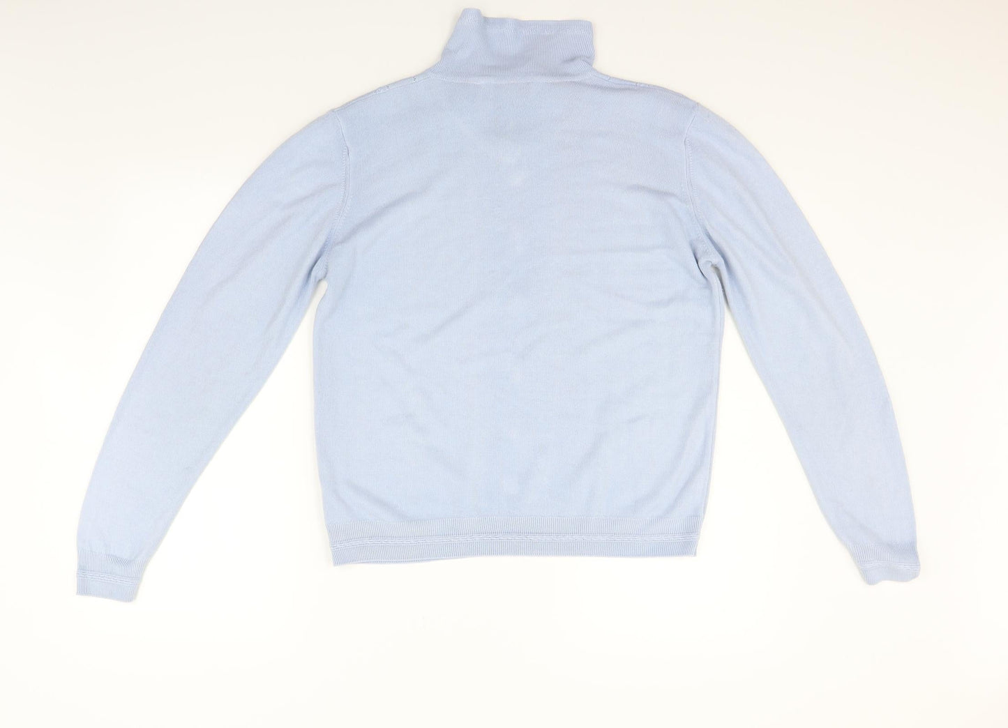 Womens UK Size 12 Marks and Spencer Blue Basic Polo