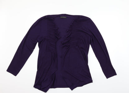 Just Elegance Womens Purple   Cardigan Jumper Size M